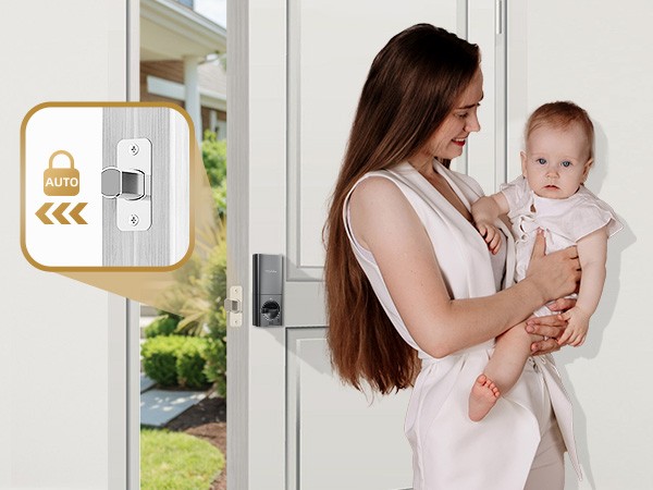 Arpha Smart Keyless Door Lock WiFi Deadbolt Alexa Google App Auto Lock System