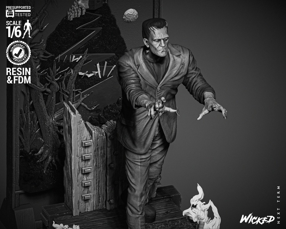 Frankenstein model kit unassembled unpainted see Description