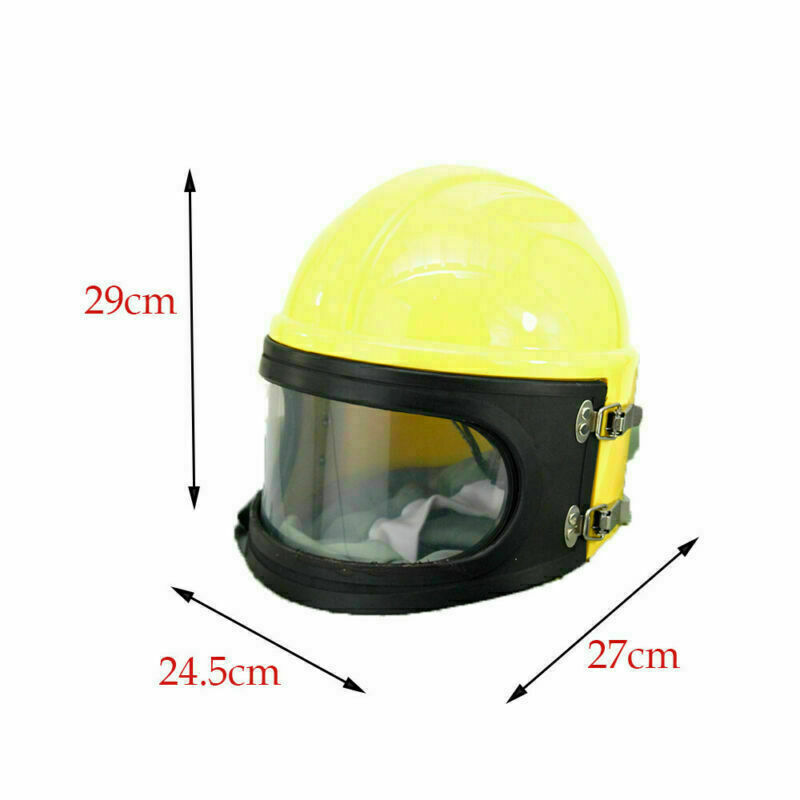 Safety Sandblast Helmet Sandblaster Sandblasting Hood Protector Gear+25PCS Lens