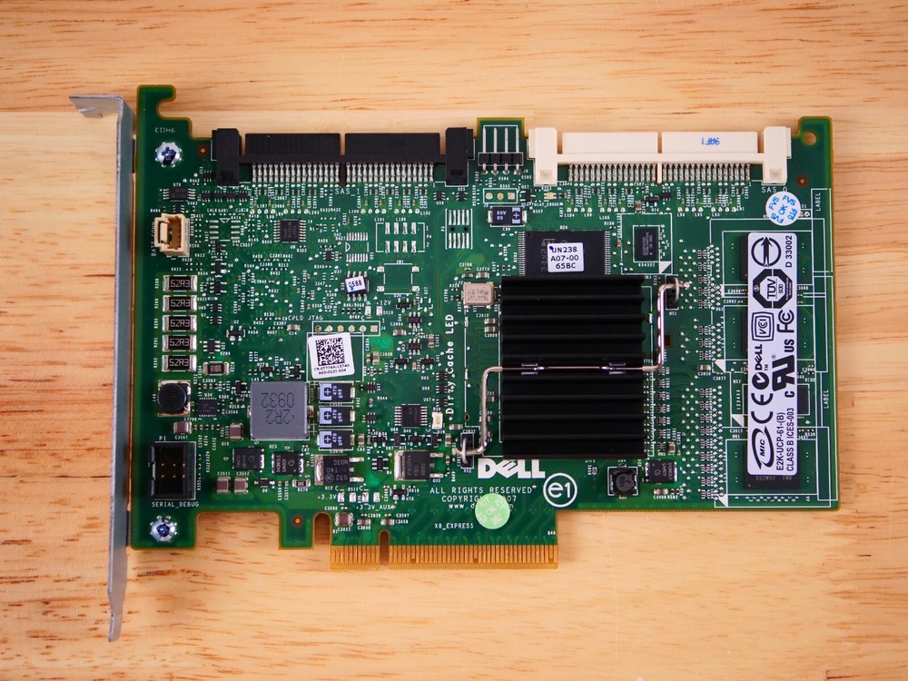Dell T774H PERC 6/I SAS-1 3Gbps RAID Controller 256MB cache