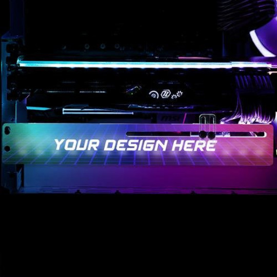 Custom RGB GPU Support Bracket (Addressable RGB Controller Kit Included)