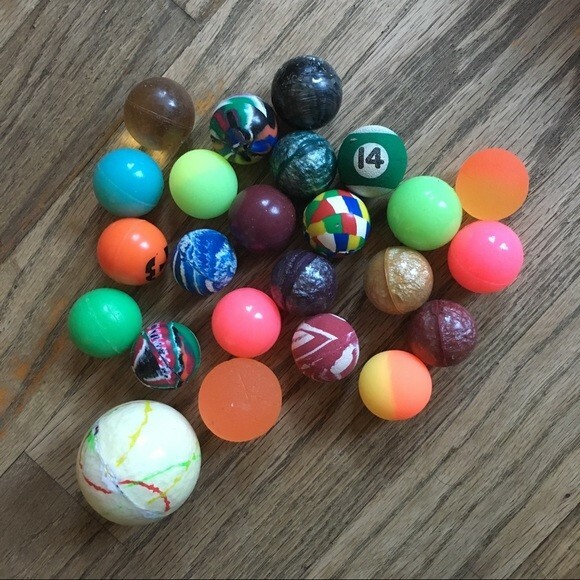 (24) Hi Bounce Assorted Style Balls Super High Bounce 