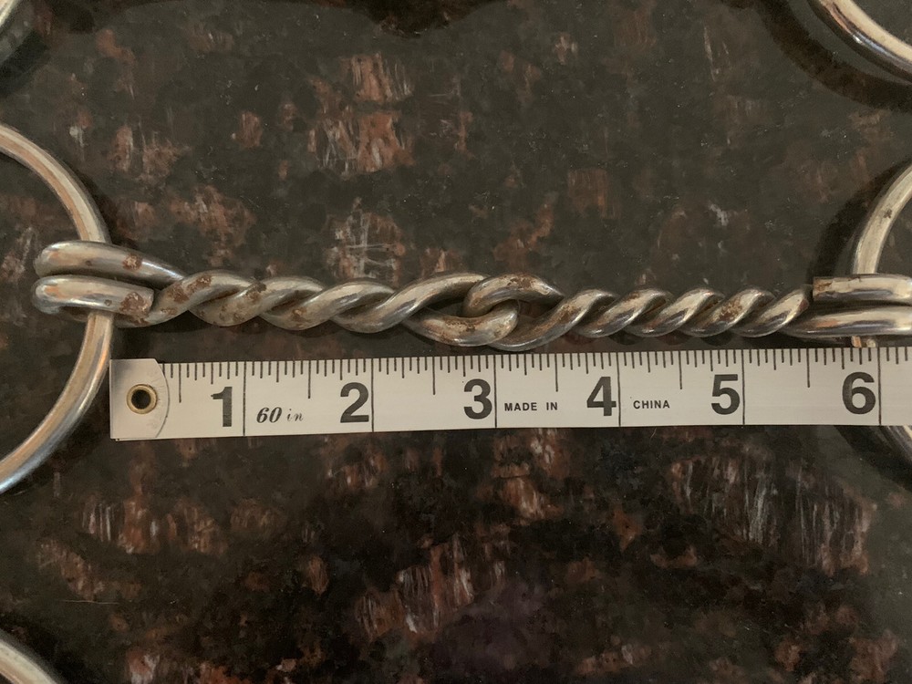 O Ring Twisted Snaffle Horse Bit