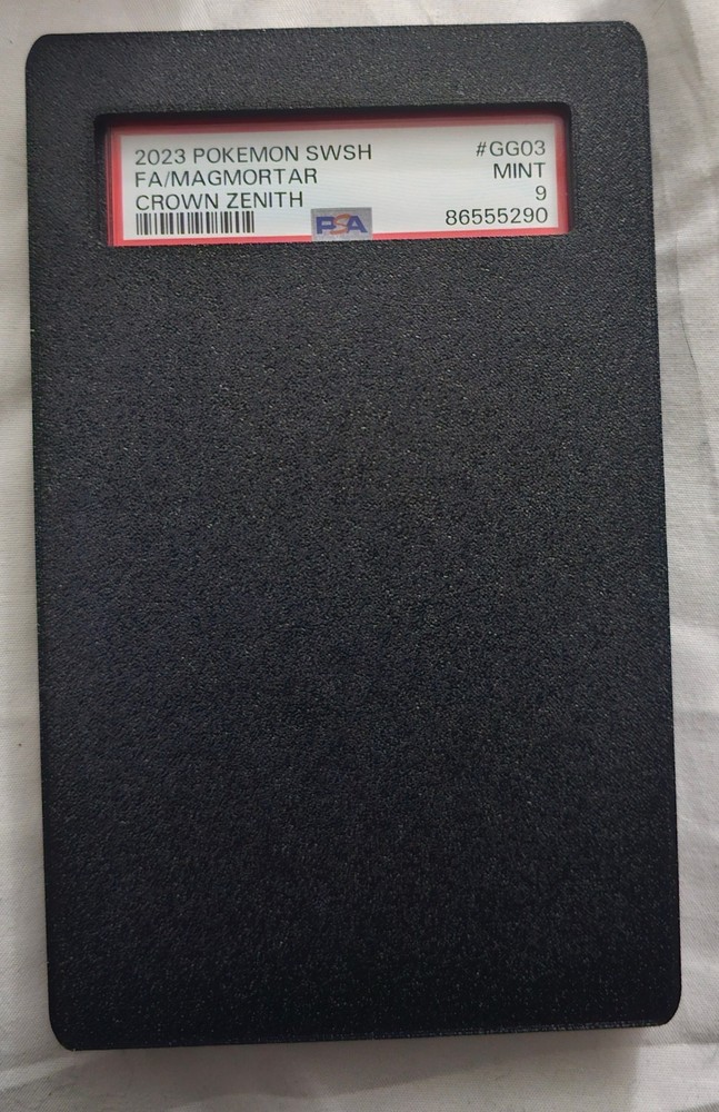 PSA Graded Card Protector, Small Window Plastic Snap On Case (Card Not Included)