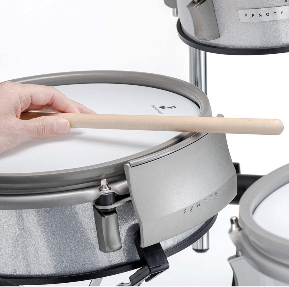EFNOTE 3B Acoustic Designed Electronic Drum Set White Sparkle