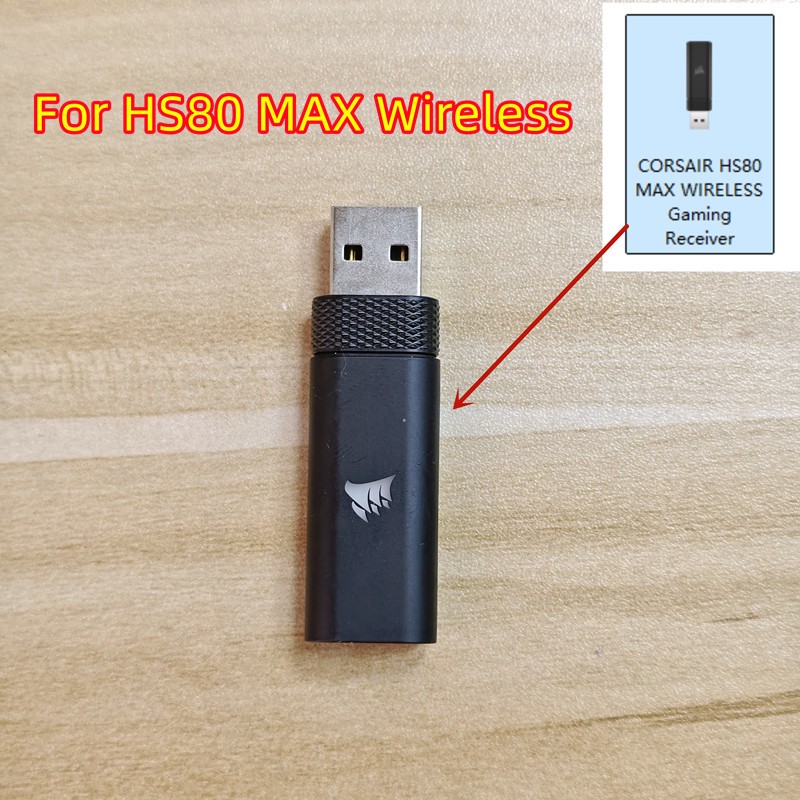 USB Dongle Receiver for Corsair HS80 max Wireless Gaming Headset Transceiver