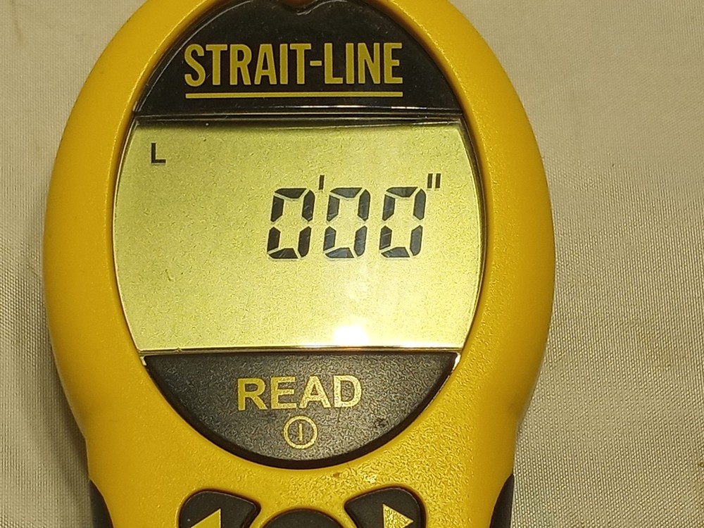 Strait-Line Laser Tape Measure