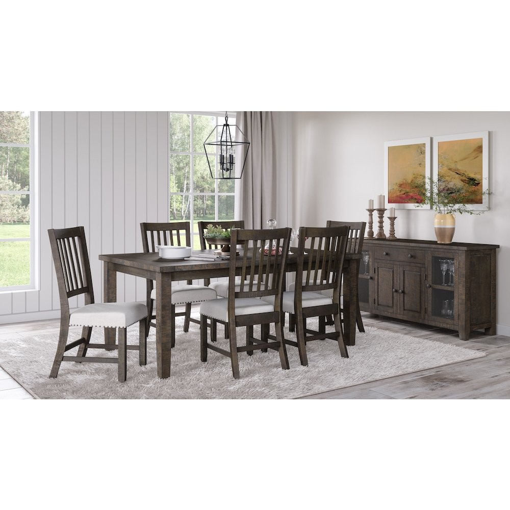 Willow Creek Distressed Solid Wood Counter Height Dining Bench