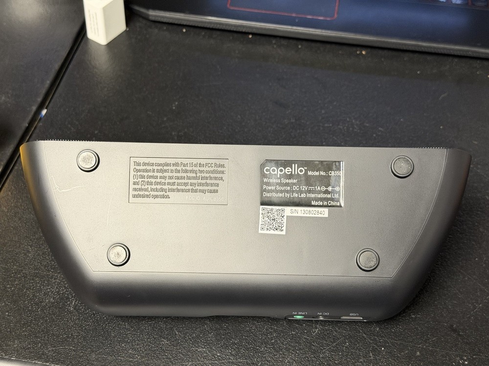 Capello Bluetooth Wireless Speaker CB350 Black