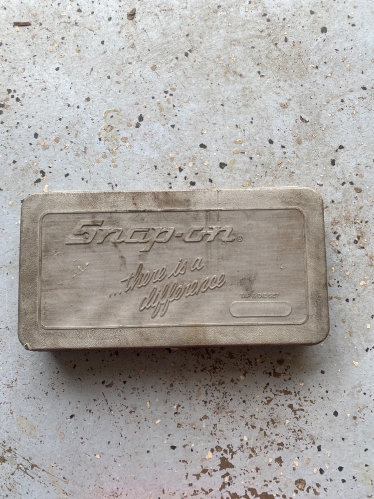 Snap On Tools SAE Tap And Die Set With Case TD-2425