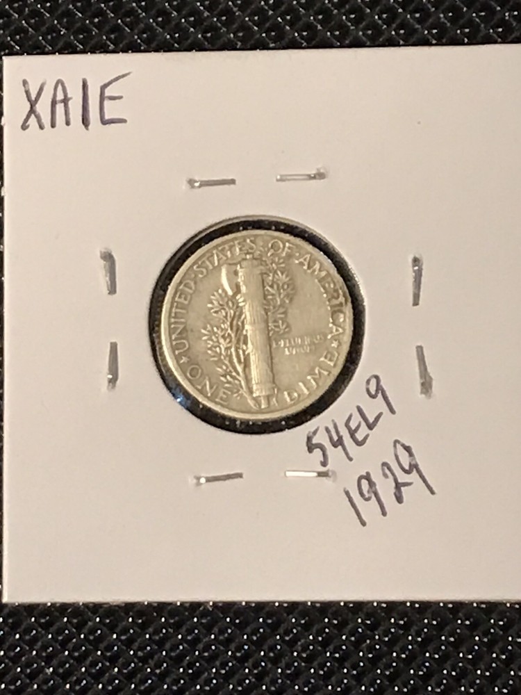 1929 Mercury Dime VF++