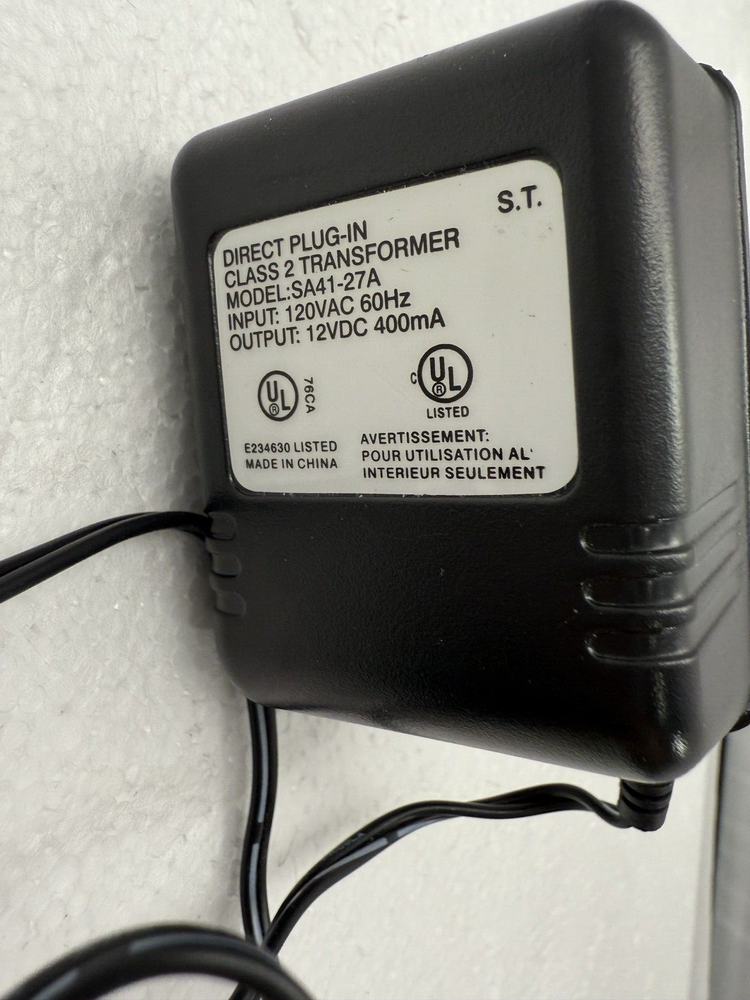 DIRECT PLUG IN CLASS 2 TRANSFORMER SA41-27A FAST SHIP!
