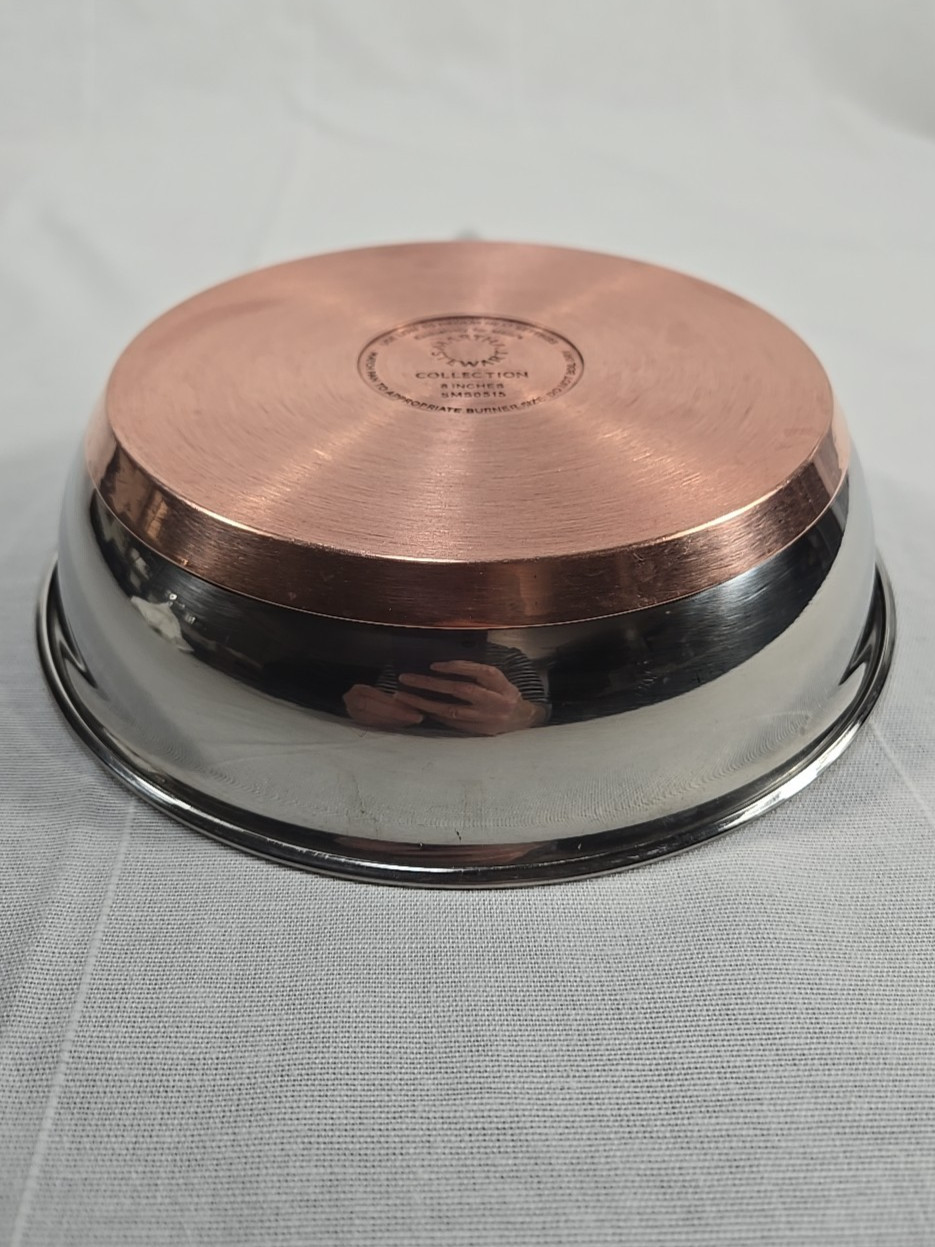 Martha Stewart Collection for Macy's Copper Bottom 8” Fry Pan Skillet (B8)