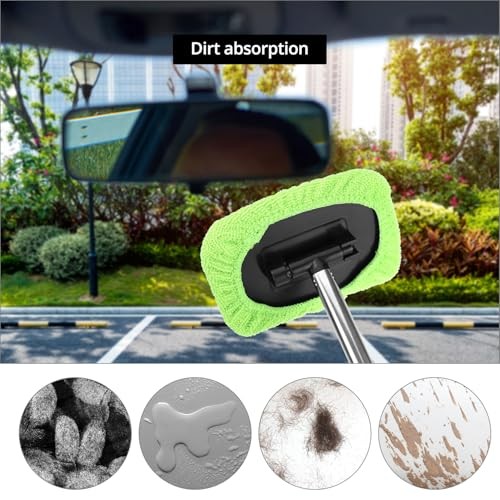 20 Pack Car Care Microfiber Cloths, Windshield Cleaner Microfiber Pads