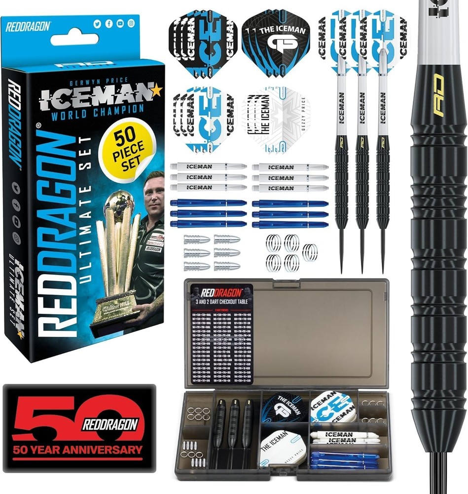 Complete Darts Accessory Bundle: 50-Piece Set for Improved Performance & Style