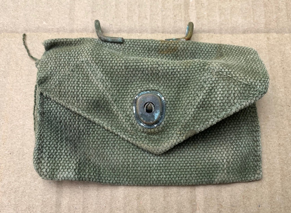 Original WWII US Carlisle Bandage Pouch Needs Repair
