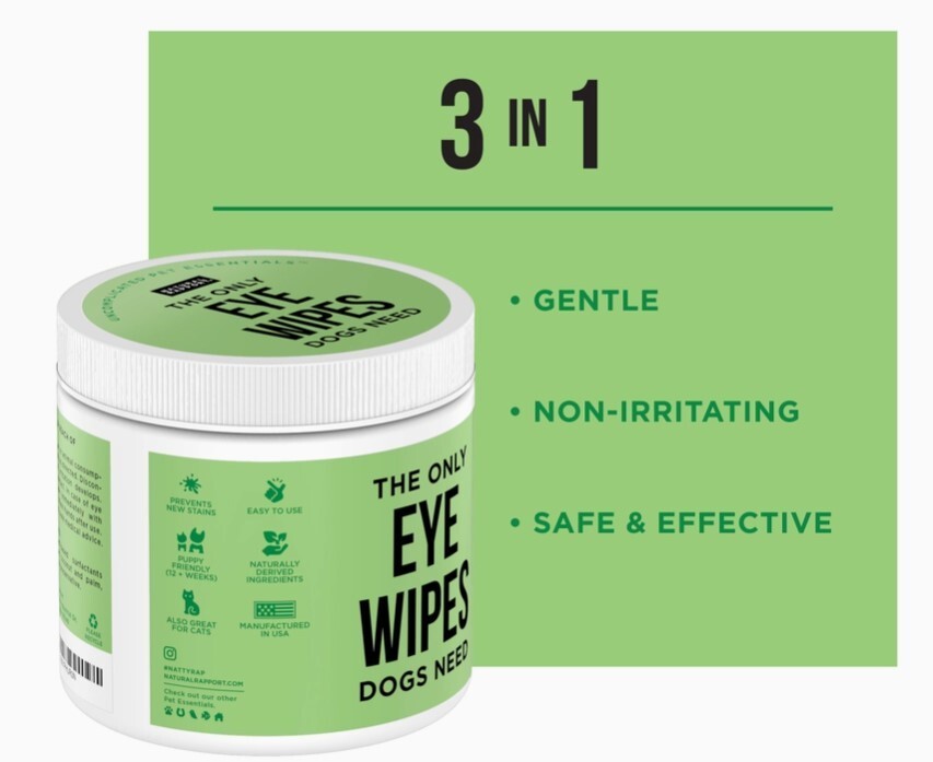 The Only Eye Wipes Dogs Need