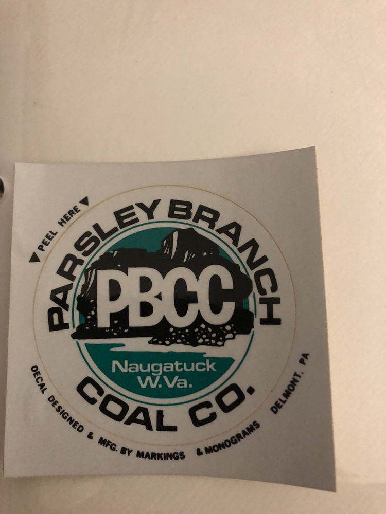 coal mining stickers nice older coal company