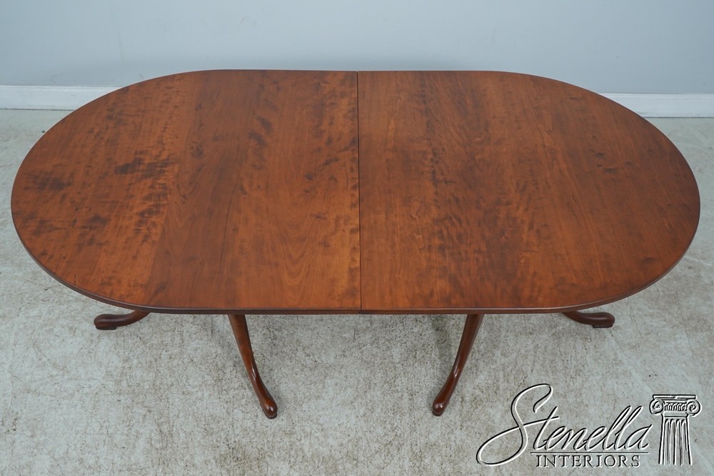 L60662: ELDRED WHEELER Cherry Bench Made Dining Room Table