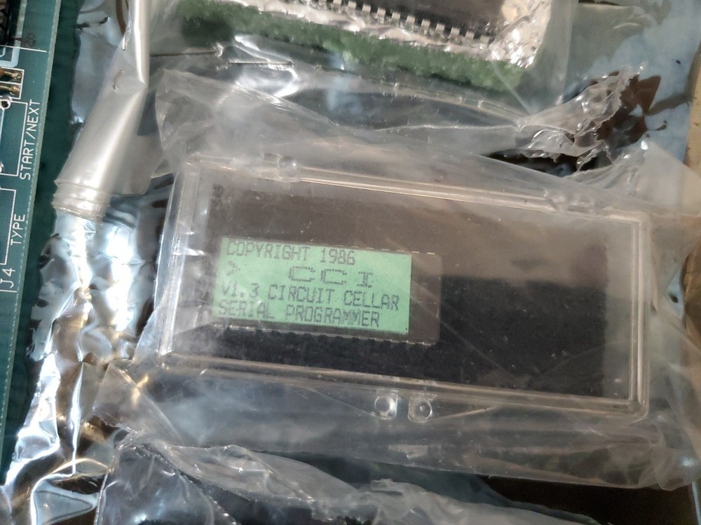 Vintage Circuit Cellar Serial EPROM Programmer 1986 Board Kit - UNTESTED AS IS