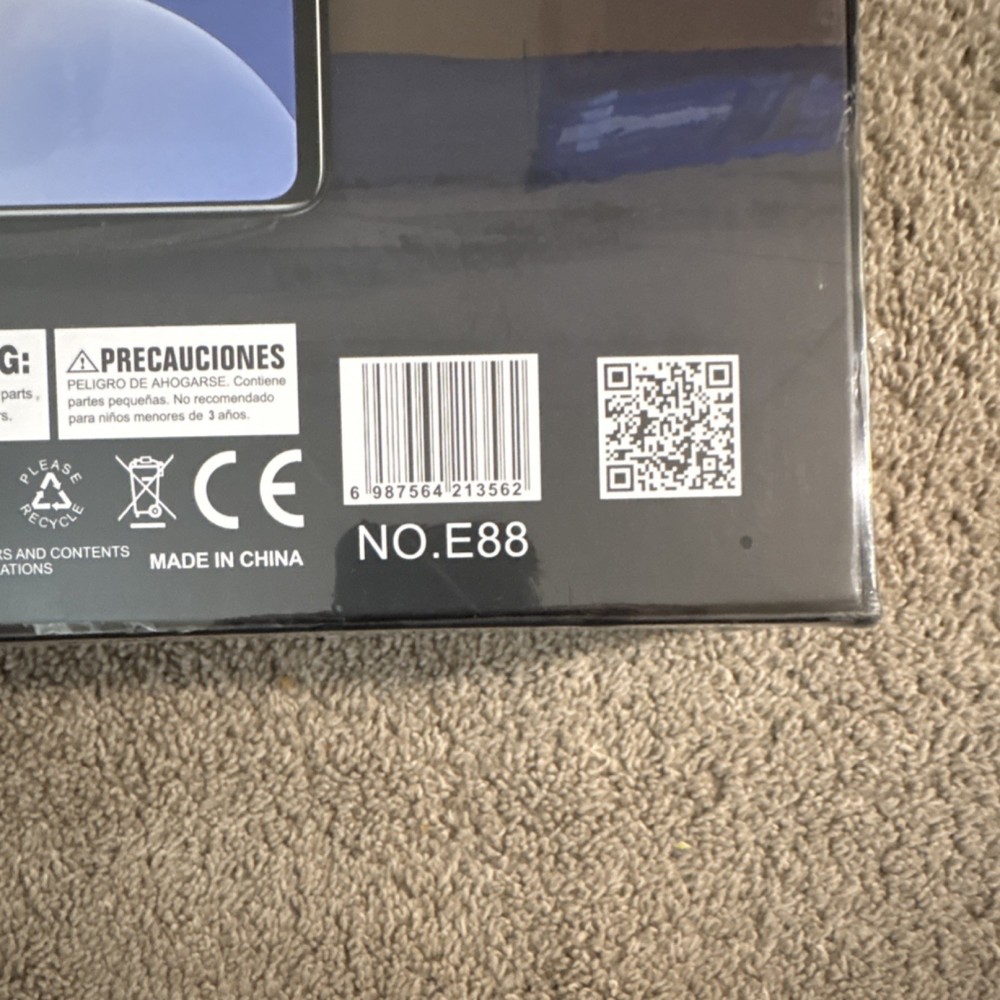 Drone E88 Quadcopter HD Dual Cameras Foldable Headless Mode Positioning Lights