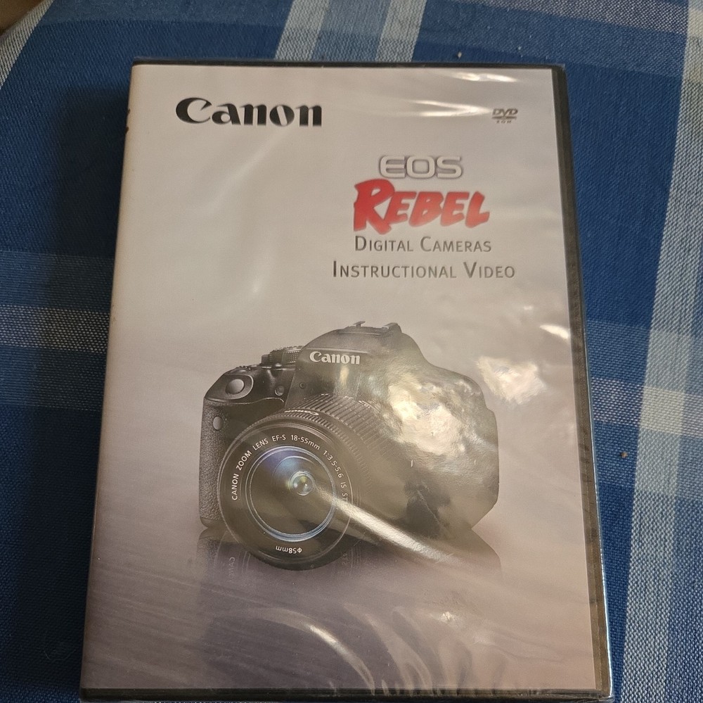 Canon DVD EOS Rebel Digital Cameras Tutorial Guide and Instructional Video