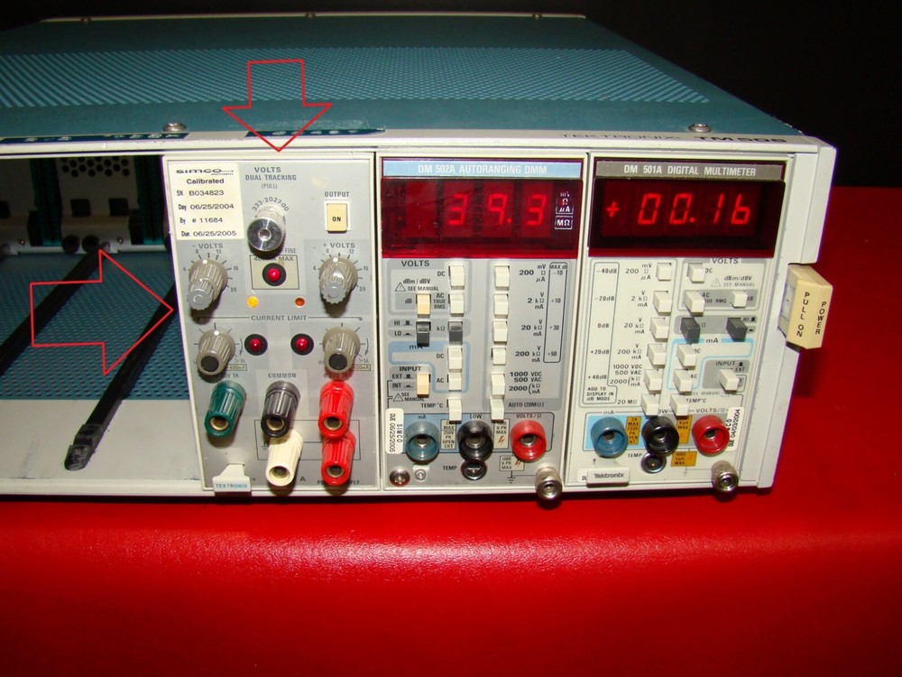 Tektronix PS 503A Dual Tracking Power Supply Tested PLEASE READ DESCRIPTION