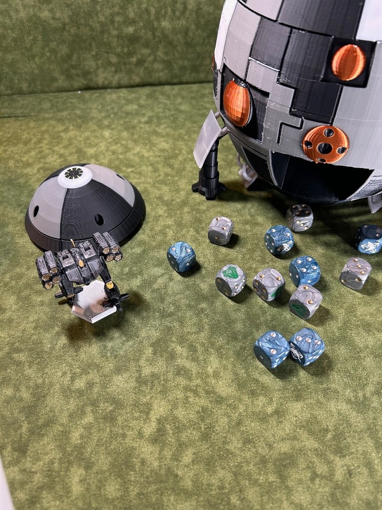 Overlord-class Dice Tower Drop Ship | Battletech | Mechwarrior Unpainted