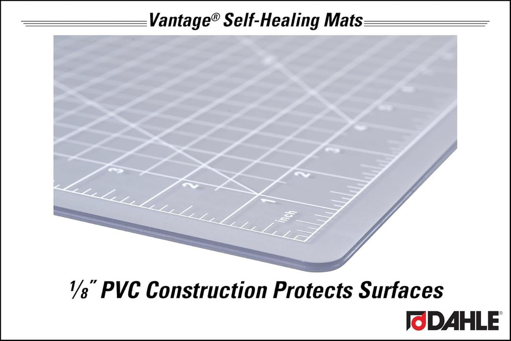 5-Layer Self-Healing Cutting Mat, Grid 1/2", 24"x36"