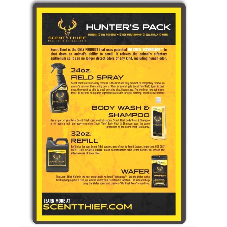 Scent Thief Scent Control Hunters Pack NEW!!!