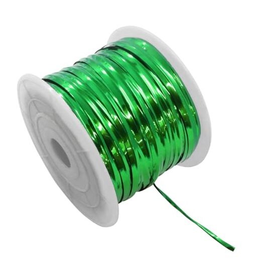 100 Yards Metallic Twist Ties Roll - 4mm Plant Garden Twist Ties Bread, Green