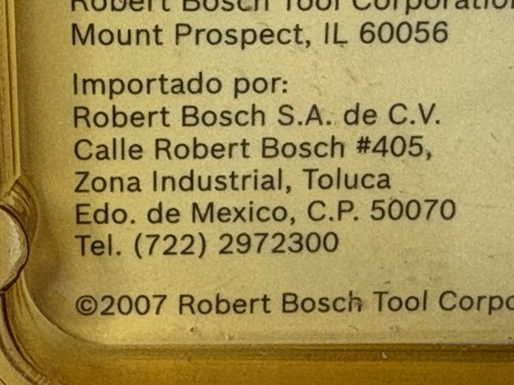 Bosch CK2 6 piece Universal Quick Change Conversion Kit 9/16"-6" New