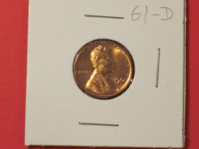 1961-D Small Cent - BU example (L3)