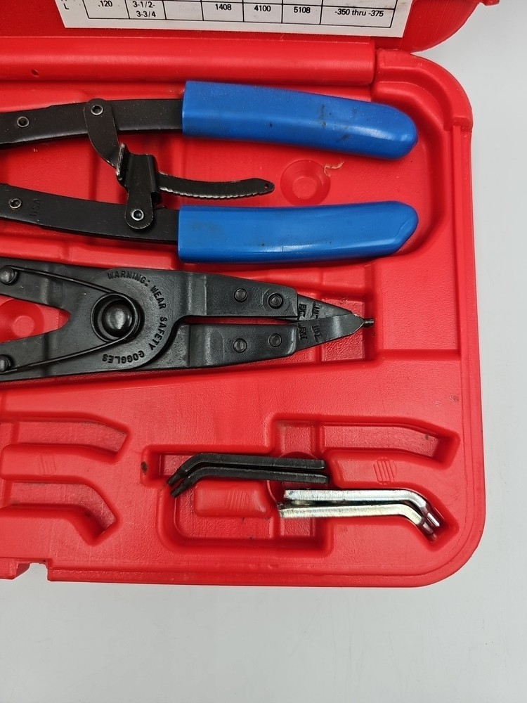 Blue-Point PR-50A Heavy Duty Replaceable Tip Plier Set