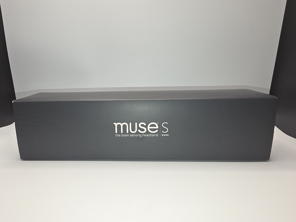 Muse S Brain Sensing Headband Meditation Device Open Box Tested Works (Read)