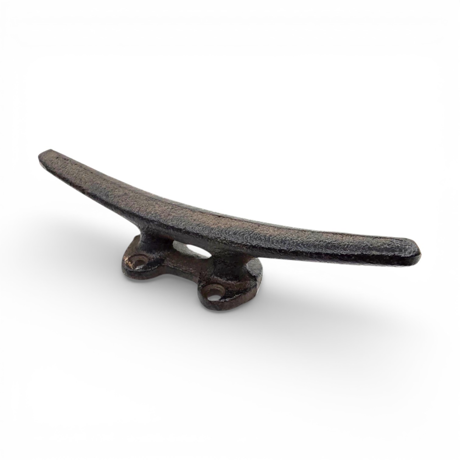 Cleat Boat Hook Handle Cast Iron Ship Dock Nautical Decor Rustic Finish 5 inch