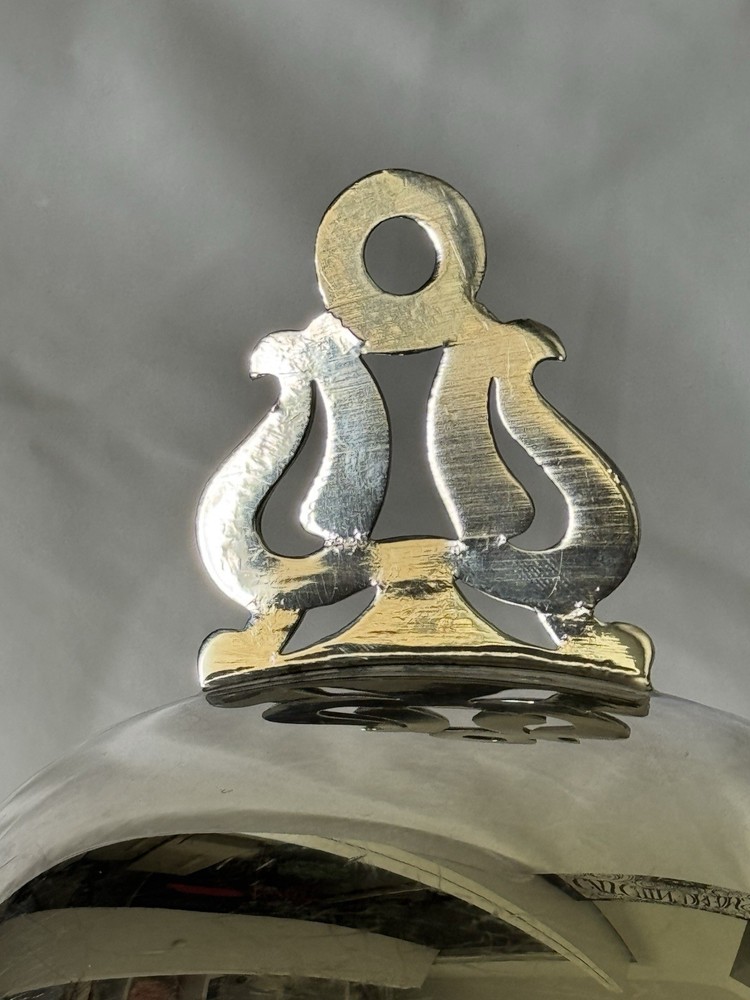 Sheffield Silverplate Handled Bread Tray Serving Dish 17” x 4”