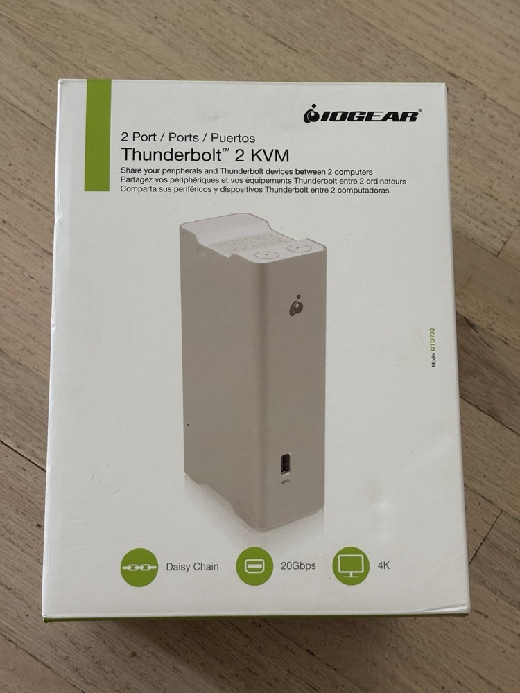 NEW Thunderbolt 2 KVM / Docking Station (TAA Compliant) NIB