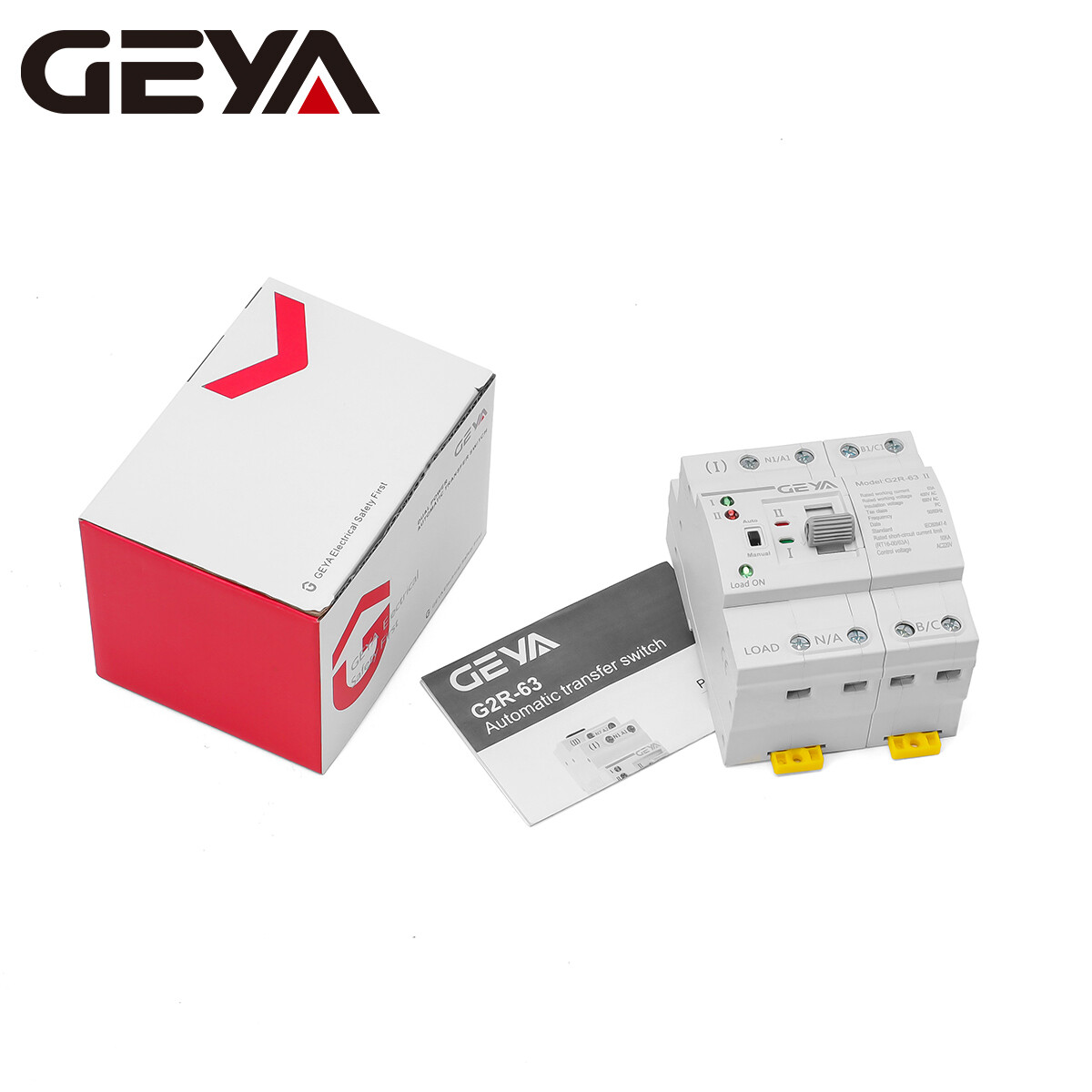 GEYA Mini Dual Power 4P 63A 220V Automatic Transfer Switch For Grid PV Solar