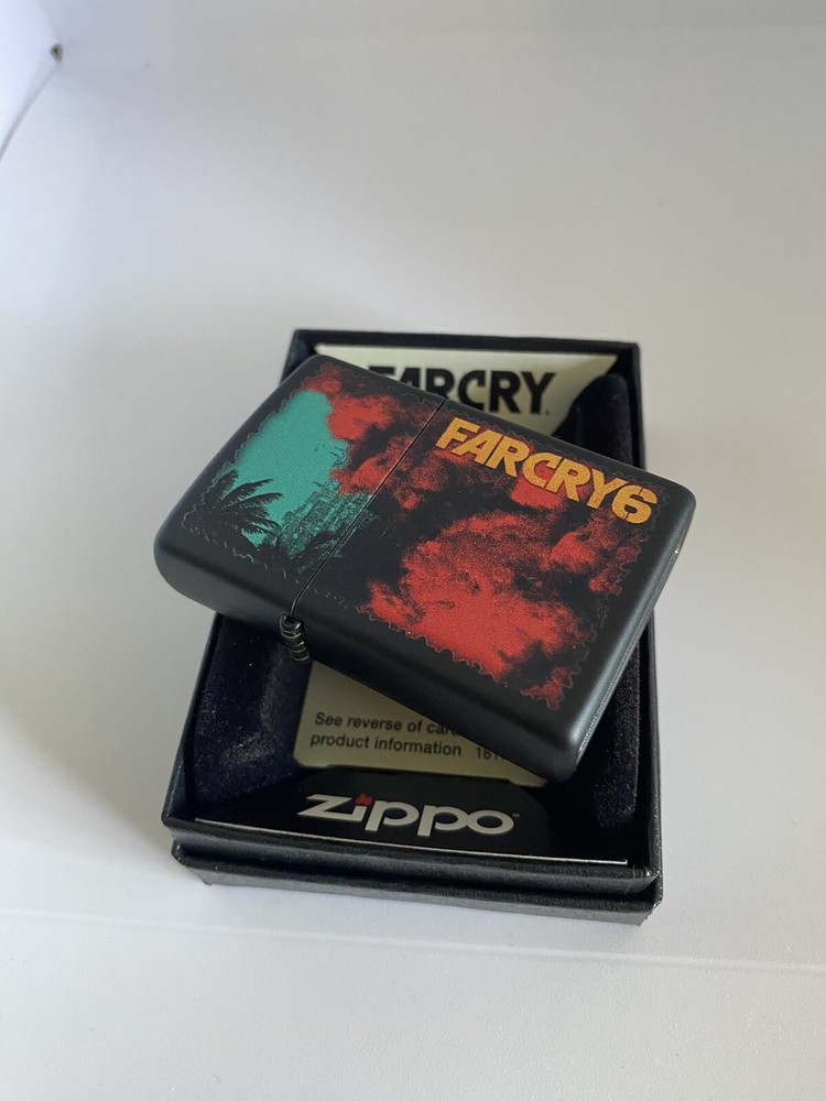 Zippo UB Far Cry 6 On A Black Matte 2022 Lighter