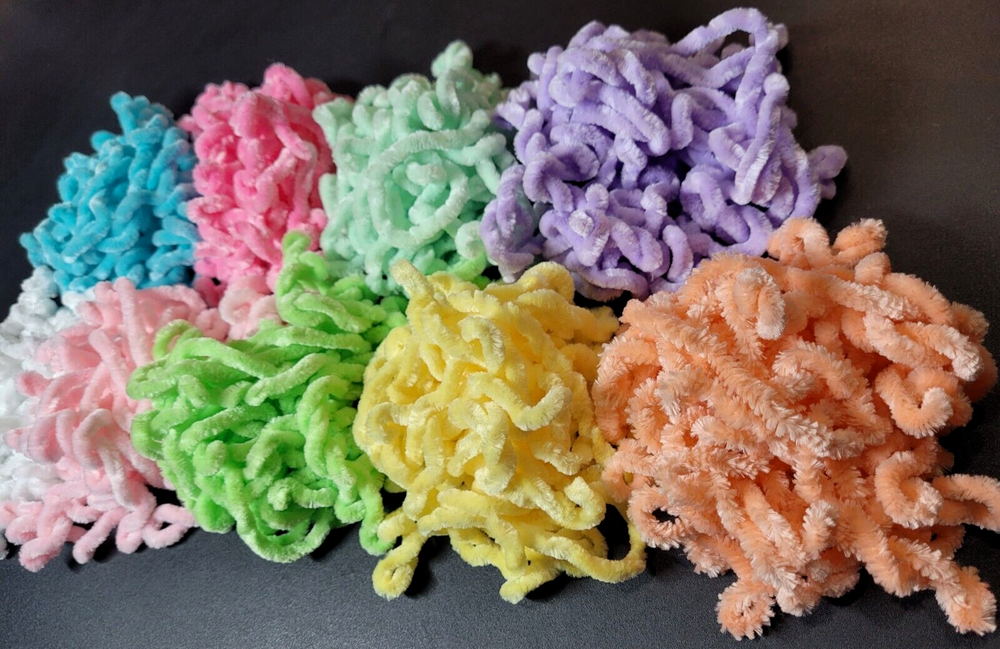 CHENILLE - Medium - 10 COLORS - 5 Yard Pack - Fly Tying Materials - Jigs - NEW!