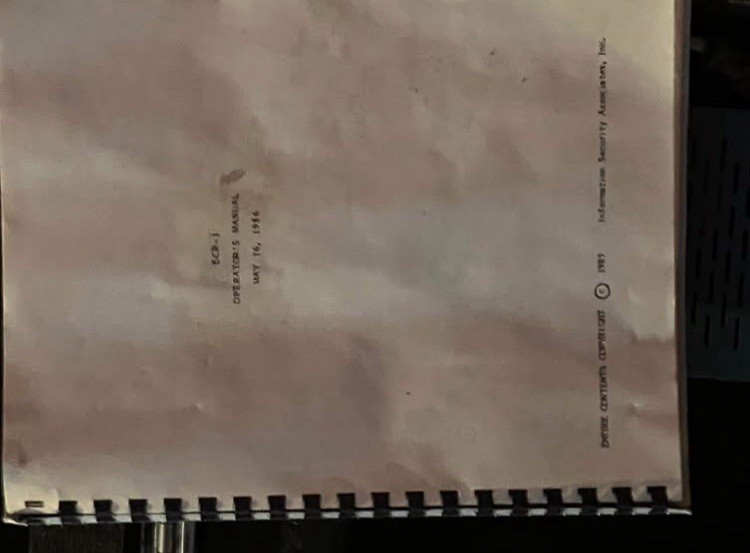 Bug detector counter surveillance device ECR-1 Information Security Associate