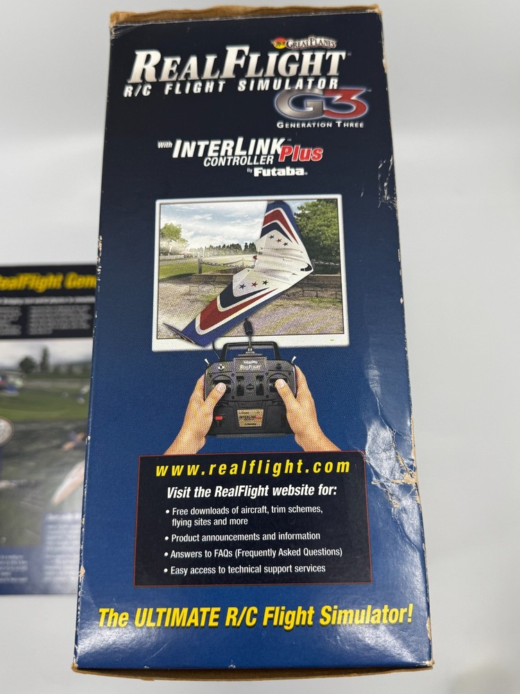 Great Planes RealFlight RC Flight Simulator G3 InterLink Plus - CIB -