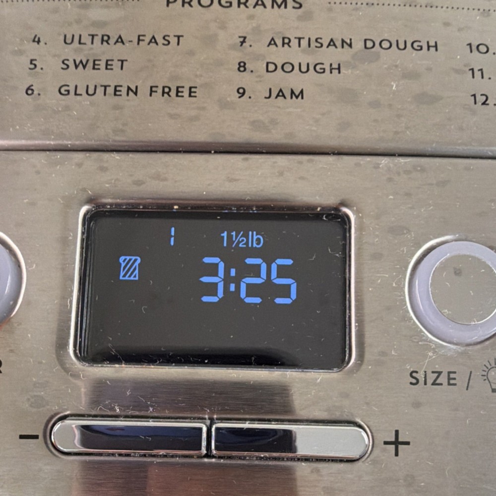 Cuisinart Compact Bread Maker CBK-110 Stainless Steel 12 Programs Tested Works