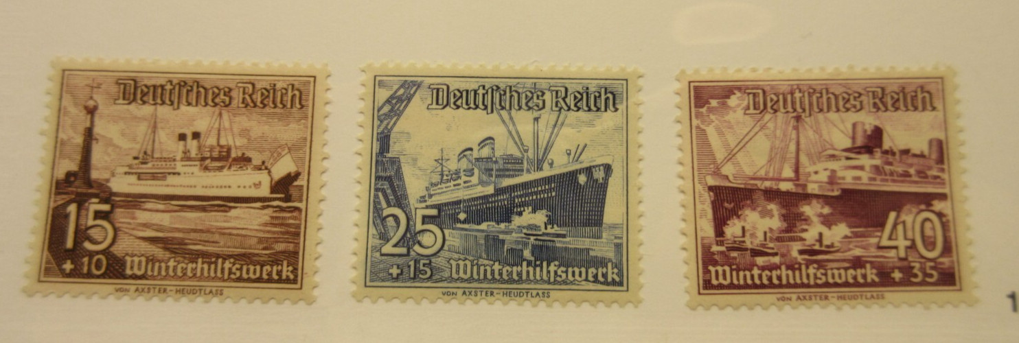 GERMANY Scott, B113, B114, B115, MINT HINGED, Cat $7.85