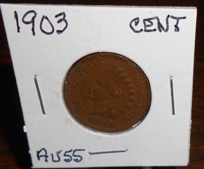 1903 INDIAN HEAD CENT -ABOUT UNCIRCULATED