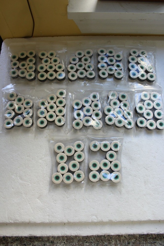 Coats Prewound Bobbins 120 Pieces - Style/Class A - CS-46 - Polyester - Black