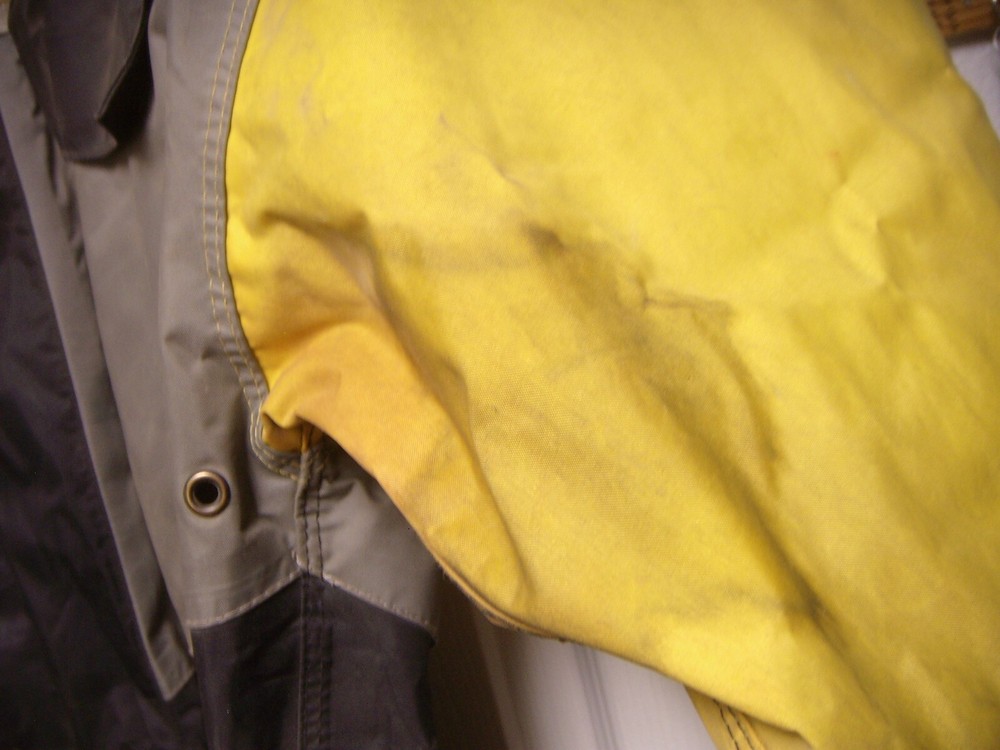 Tourmaster Yellow & Black Rain Jacket L