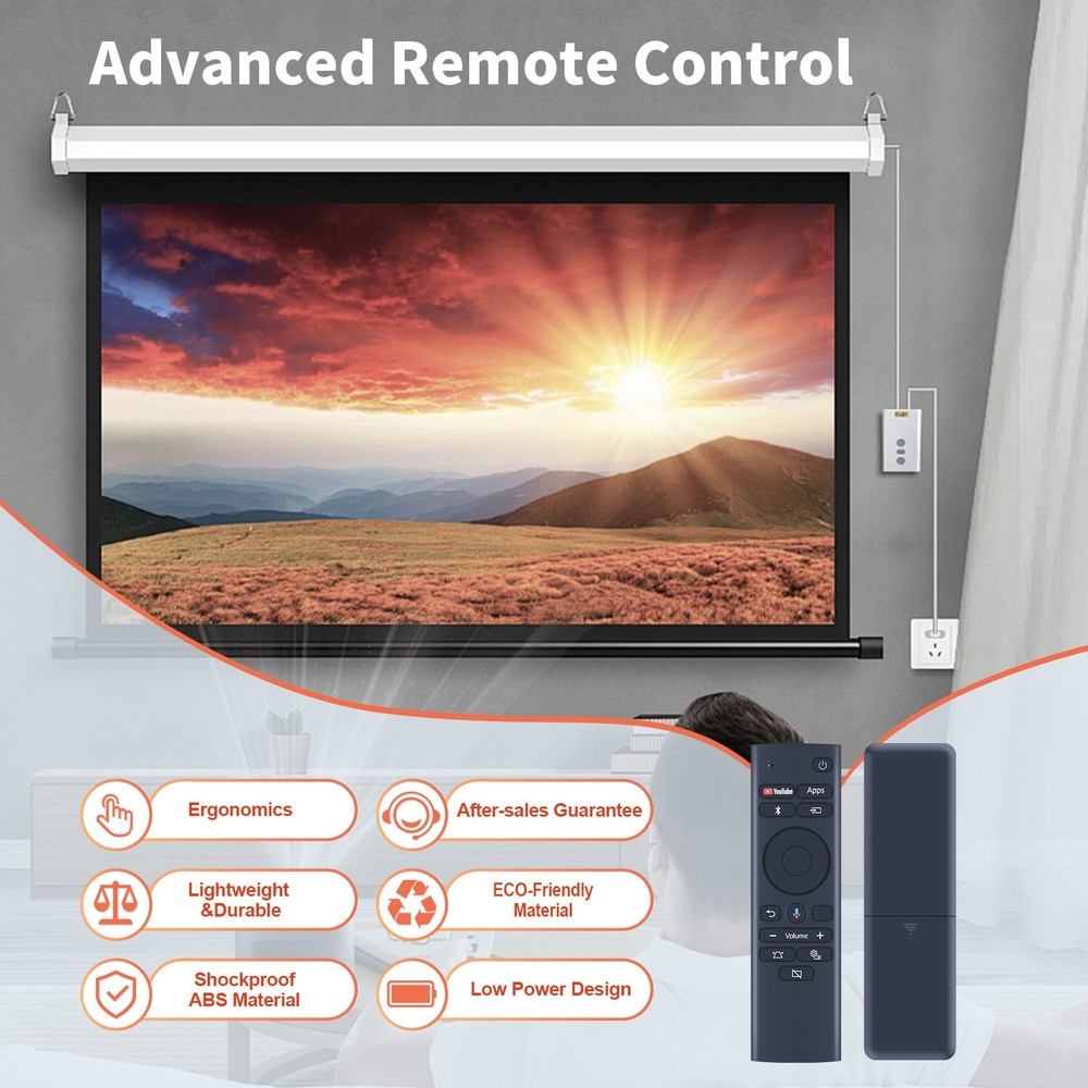 For Epson EpiqVision Mini EF12 Smart Laser Projector Voice Remote Control