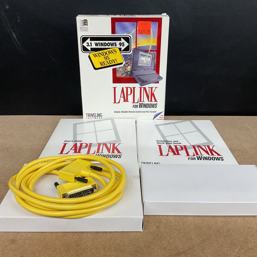 Traveling Software Laplink Version 6.0 For Windows 95 3.1 Vintage Computing